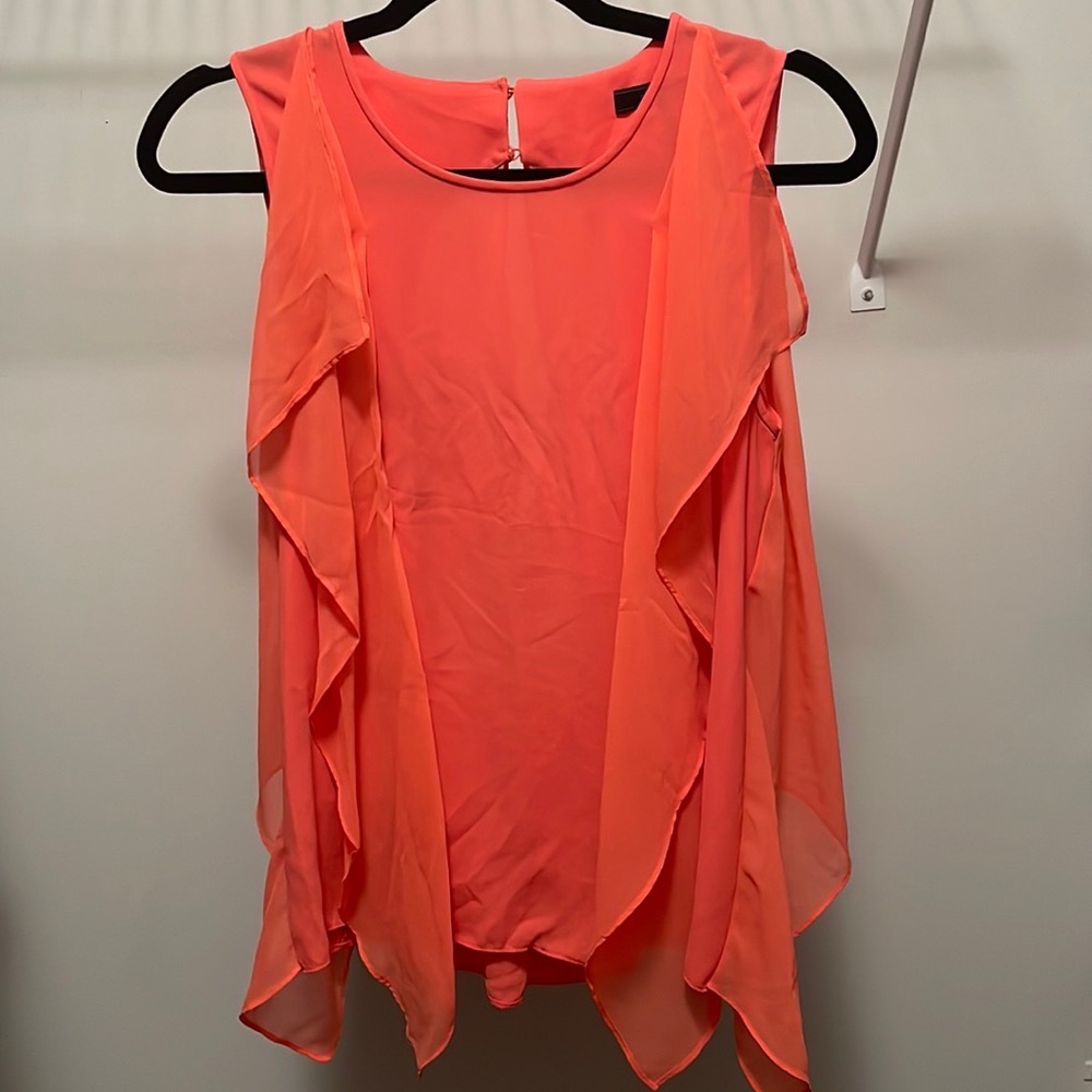 BCBG Orange Blouse